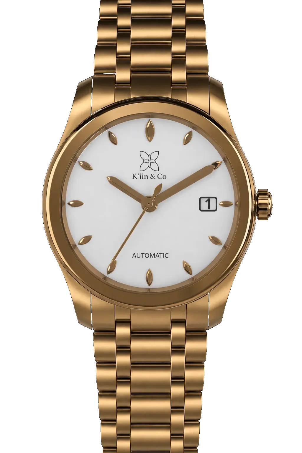 Solis, dorado, cara blanca, brazalete clásico